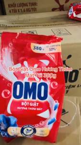 Bột Giặt OMO 380g – Hương Thơm Mát Công Nghệ Xoá Bay Bẩn Xanh Gói Tiết Kiệm