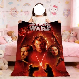Star Wars | S-STAR Movie WARS Blanket For Soft Throw Blanket For Picnic Bed Sofa Home Bedroom Cozy Warm Comfortable