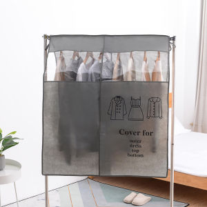 MAINUOJUJIA | Dustproof Protective Cover for Hanging Clothes Non-Woven Fabric Transparent