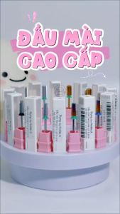 Đầu mài kim cương trái tim phá gel & phá bột WILSON - Làm móng học nail
