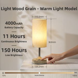 EZVALO | Atmospheric Charging Bedside Desk Lamp