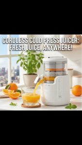💖READY STOCK💖Electric Citrus Juicer Cordless Orange Juicer Machine Juice Extractor Kitchen Tool