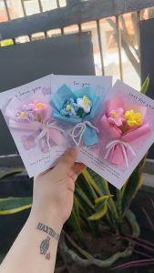 Mini Crochet Flower | wedding gift souvenir birthday giveaway