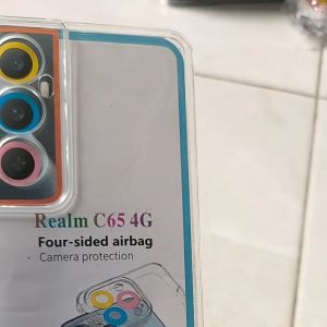 Softcase REALME C65 4G Case Casing Silikon Clear Bening Transparan Space Air Bag Macaron Procamera