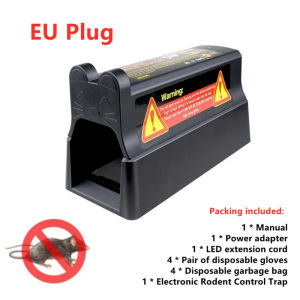 Household Electric Mouse Rat Trap Mouse Killer Electronic Rodent Mouse Trap Electric Rat Trap Killer Catcher EU/US Plug 7000V