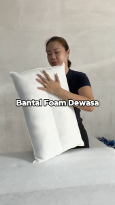 JNE Foam Pillow Soft Sleeping Pillow Support Neck Made in Malaysia