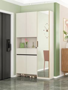 XUEPENG | Tủ Giày Cổng Nhập Hiện Đại Đơn Giản với Gương Cả Chiều Cao