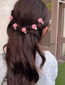 Set 2 kẹp tóc mái Doudou Kẹp tóc con Kẹp tóc mini 3.5cm Kẹp tóc BB Kẹp tóc mỏ vịt Kẹp mái nữ FJ071