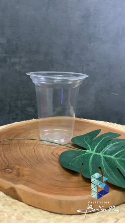 Gelas Plastik Bening 12 OZ / Cup Plastik Bening 12 OZ (355 ml) / Cup Bening 355 ml