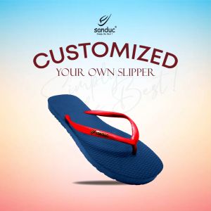 Sanduc Getah SR Perempuan Mix & Match Selipar Navy Blue Warna Biru Navy 6 warna