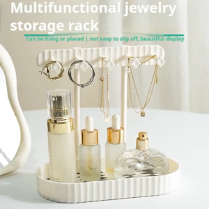 ที่วางโชว์เครื่องประดับ ชั้นวางเครื่องประดับ ที่เก็บเครื่องประดับ สไตล์โมเดิร์น แฟชั่นเครื่องประดับแขวนสําหรับต่างหูสร้อยคอเครื่องประดับ
