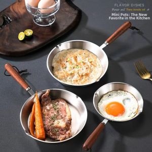 Stainless Steel No Coating Non-stick Pan