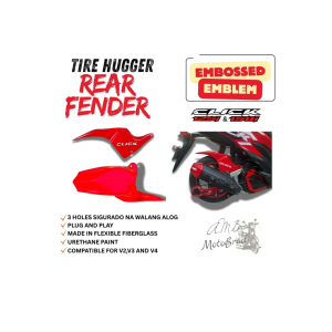 FLEXIBLE FIBERGLASS Tire Hugger/Rear Fender for Honda Click 125i 150i V2 V3 V4