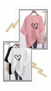 LOVELY ~ T-Shirt PRIA WANITA Motif Kekinian Trendy / Kaos Oblong / BAJU KAOS DISTRO PRIA WANITA DEWASA