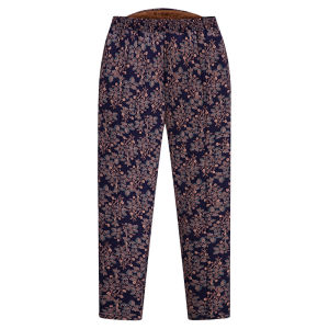 Quần Dài Lông Cừu Dày Cho Bà Ngoại Mùa Đông Quần Dài Cotton Lót Lông Cừu Dày Cho Phụ Nữ Lớn Tuổi Quần Dài Thường Ngày Thoải Mái