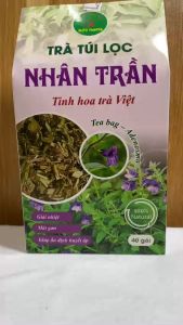 Combo 2 hộp trà túi lọc nhân trần Bảo Khang hộp 40 gói trà nhân trần đồ uống thanh nhiệt an thần ngủ ngon nóng trong người