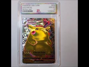 [khung PSAVN] Thẻ Pokemon Titan LIM Pikachu Gold VMAX UR 044/185 Standard Case 1459 d44 2-2