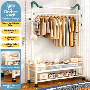 XUANG | Indoor Outdoor Clothes Drying Rack Coarse Strengthened