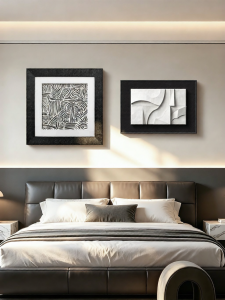 HAOJIUBUJIAN | Modern Minimalist Headboard Decorative Painting 3D New 2026 Abstract Geometric Art