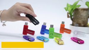JASTER Silver Clip USB Flash Drives 128GB Rotatable Memory Stick 64GB Colorful Pen Drive 32GB Free Key Chain USB Stick 16GB Free Custom Logo U Disk 8GB Creative Gift External Storage 4GB