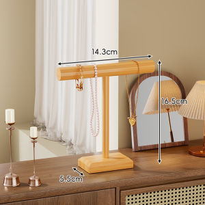 evesigar | Solid Wood Jewelry Organizer Display Rack