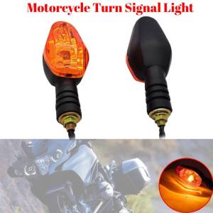 Motorcycle Turn Signals Amber Lights Unversal 12V Moto Bulb Indicators Turn Signals For GS125 Luba EN125wy Jin Fengrui