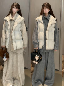 LIRUSHAN | Elegant Stylish Cozy Knitted Outfit Set For Autumn Winter