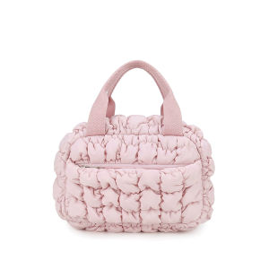 Others | Cloud Quilted Fabric Lunch Bag Soft and Comfortable Waterproof Lunch Bag Lightweight Compact Handheld Insulated Bag