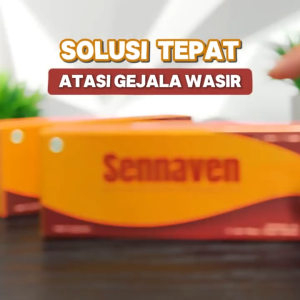 Sennaven 3 Blister 30 Kapsul Bantu Lancarkan Buang Air Besar Serta Mengobati Ambeiyen dan Wasir