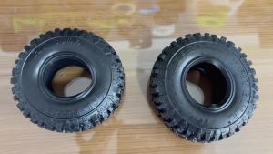 Lốp Cao Su Siêu Mềm 1.9 Inch Dành Cho Xe RC Crawler 1/10 Với Miếng Đệm Xốp Tương Thích Với Axial SCX10 I II III D90 D110 TRX4 Redcat