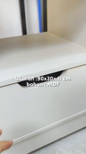 Morning Star Meja Tv Minimalis Bufet Tv Kayu Kabinet TV 90cm Rak Tv Serbaguna Lemari Tv Modern G1D1
