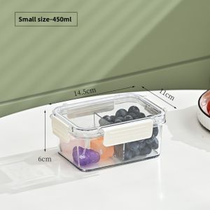 DeMing | Food Grade Refrigerator Storage Box with Sealed Compartment Lunch Box