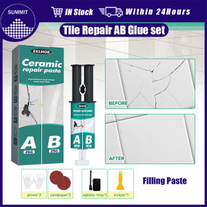 50G/Bottle Ceramic Tiles Repair Crack Sealant Kit Adhesive AB Glue Waterproof Tile Wall Floor Repair Cream