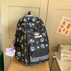 Large Capacity Lightweight Cute Girls School Bag Primary School Students Double Shoulder Backpack Soft Material Commuter Style