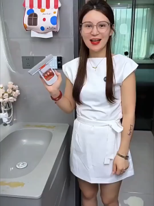 NEW minimop tarik  Mini Sponge Mop Portable Alat Pel Multifungsi untuk Pembersih Kaca & Dapur