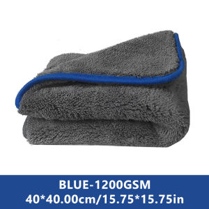 SEAMETAL Thicken Car Cleaning Towel 1200GSM Super-Absorption Microfiber Washing Towel Ultra-Soft Scratch-Free Car Drying Cloth