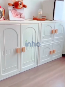 INHO L64cm Modern Design Multifunctional Large Capacity Foldable Child Kids Storage Cabinet