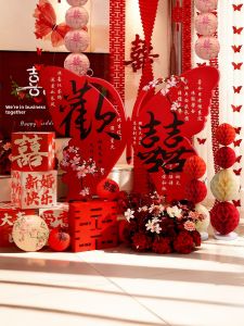 ETY | Large Butterfly KT Board Prop for Wedding Photography New Chinese Style Morning Robe Background Decor