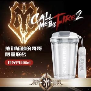 GERM แก้วน้ำอุ่นความจุขนาดใหญ่รุ่นพิเศษพร้อมสายรัด แก้วน้ำแบบพกพาสำหรับการแสดง แก้วน้ำอุ่นแบบเรียบง่าย