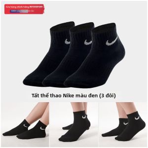 Nike | Vớ Thể Thao Thoáng Khí Chống Ẩm 3 Đôi