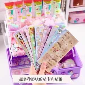 ชุดเครื่องสำหรับการทำพวงกุญแจดุทม ของวัสดุแฮนด์เมด สำหรับการเล่น diy และเพื่อการศึกษาของขวัญปีใหม่ ของขวัญวันเกิดของเด็ก ในช่วงเวลาที่เห็นได้ 1ชุด