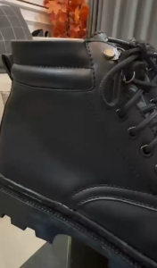Sepatu PDH TNI POLRI Polisi Security Satpam Kulit Asli Doff