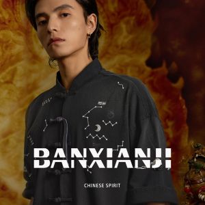 New Chinese Style Embroidered Shirt Half Sleeve Summer Cotton Tang Costume Short Sleeve Mens Casual Fashion Traditional Clothing