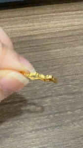 Poh Heng Jewellery 22K Freestyle Wave Band in Yellow Gold[Price by weight]