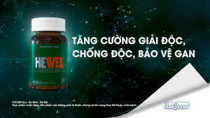 [Tặng Qik Hair For Women 15v] Combo 4 Hộp 30v - Viên Uống Bảo Vệ Gan HEWEL Ecogreen Hỗ Trợ Tăng Khả Năng Thải Độc Gan hàng chính hãng made in USA