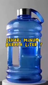 MINISO LD159 LD136 Botol Air Minum 2.2L Besar Water Bottle