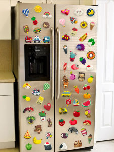 Scandinavian Ins Three-Dimensional New Year Refrigerator Magnet Stickers Magnetic Paste Spring Festival Creative Decorative Cartoon Cute Couplet Suction Stickers