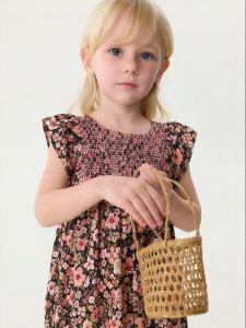 Marc&Janie | Cotton Butterfly Sleeve Dress for Girls Summer New