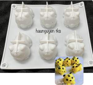 Khuôn Silicon Hình Hổ Dễ Thương Làm Socola Đậu Hũ Non Thạch Rau câu Thôi Nôi Chè xôi nước…