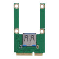 Mini PCI-E to USB3.0 PCI Express Adapter Pcie Riser Card Mini PCI-E to USB 3.0 Expansion Card Converter for Notebook. 